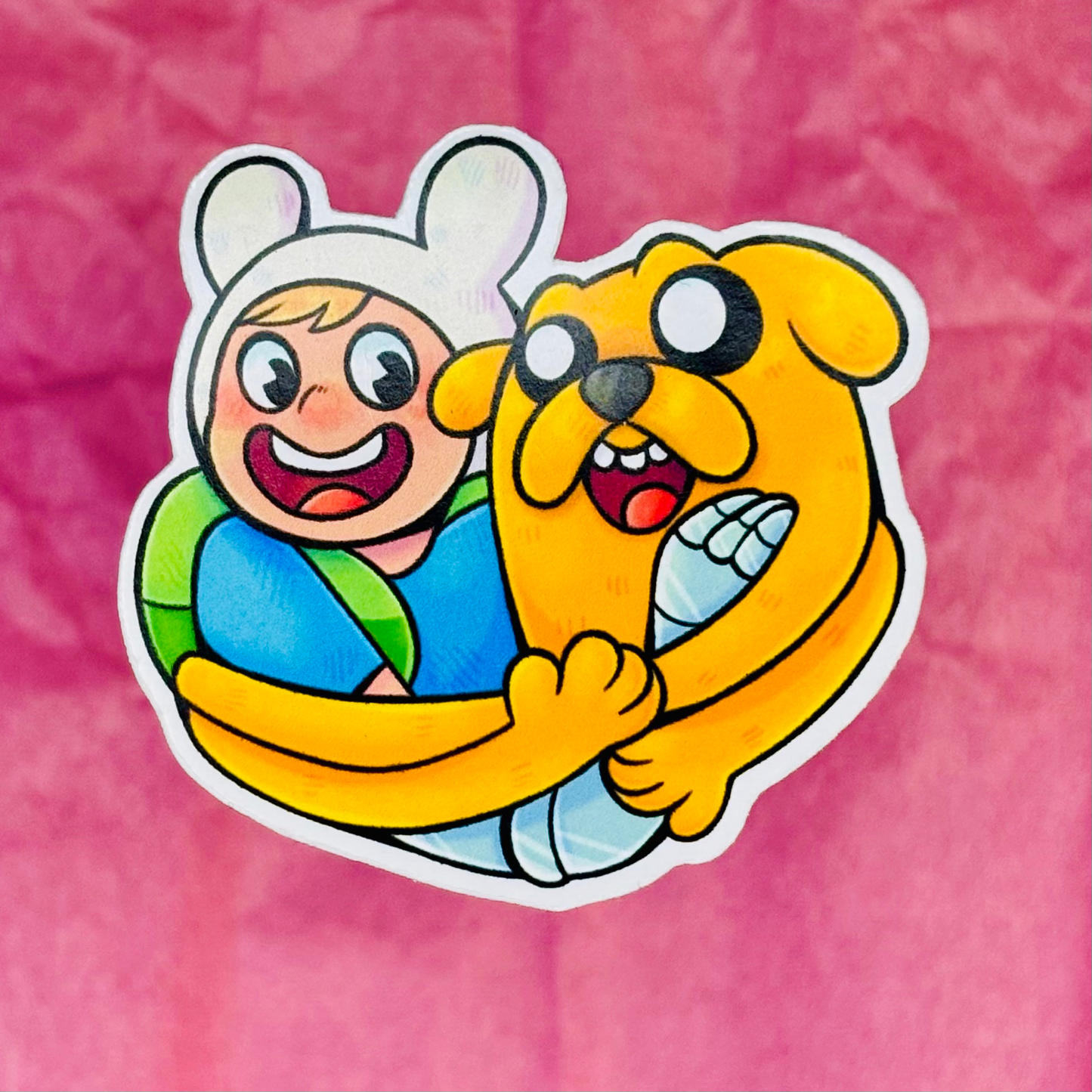 “Fin and Jake” Adventure Time Sticker