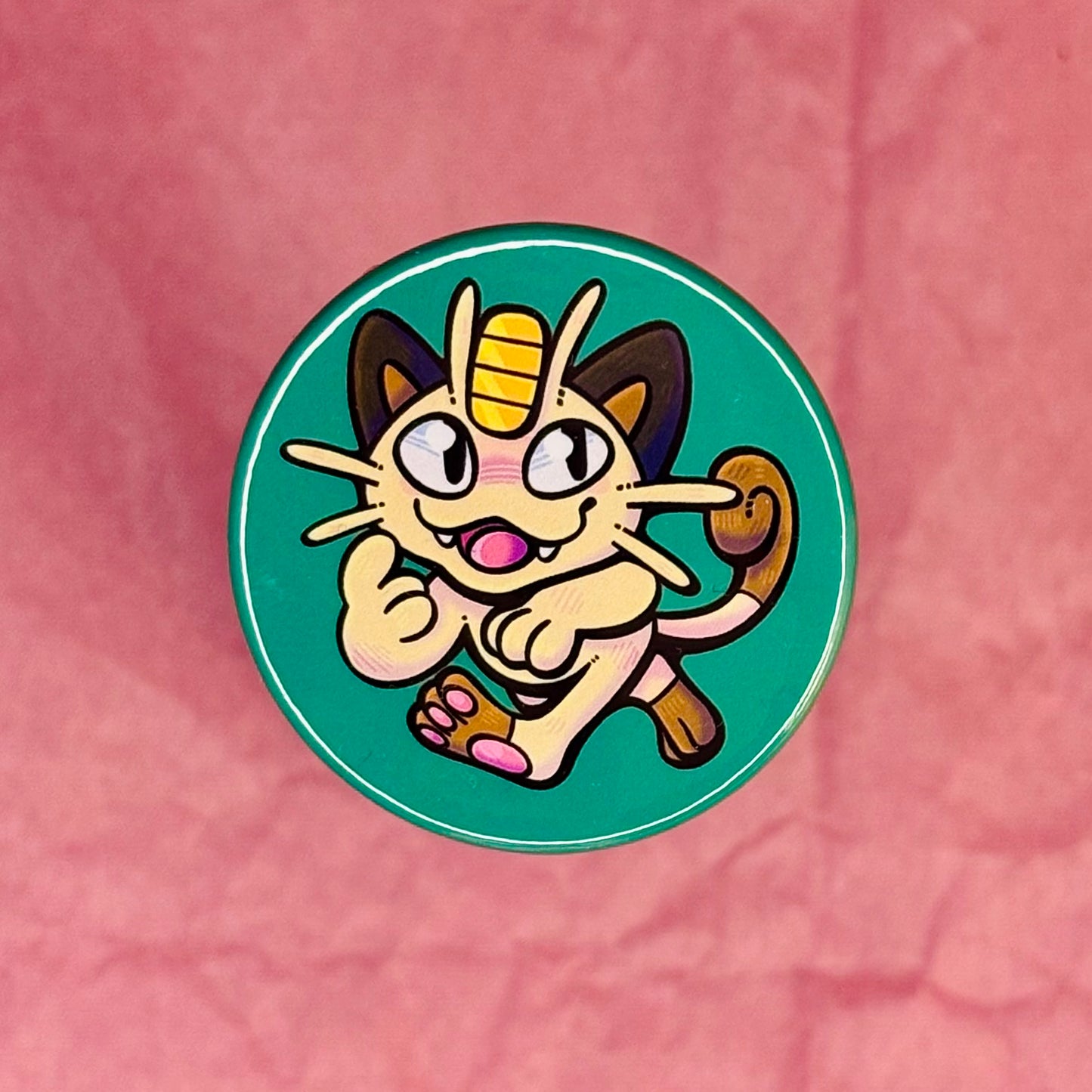 “Meowth” Pokémon Pin Badge