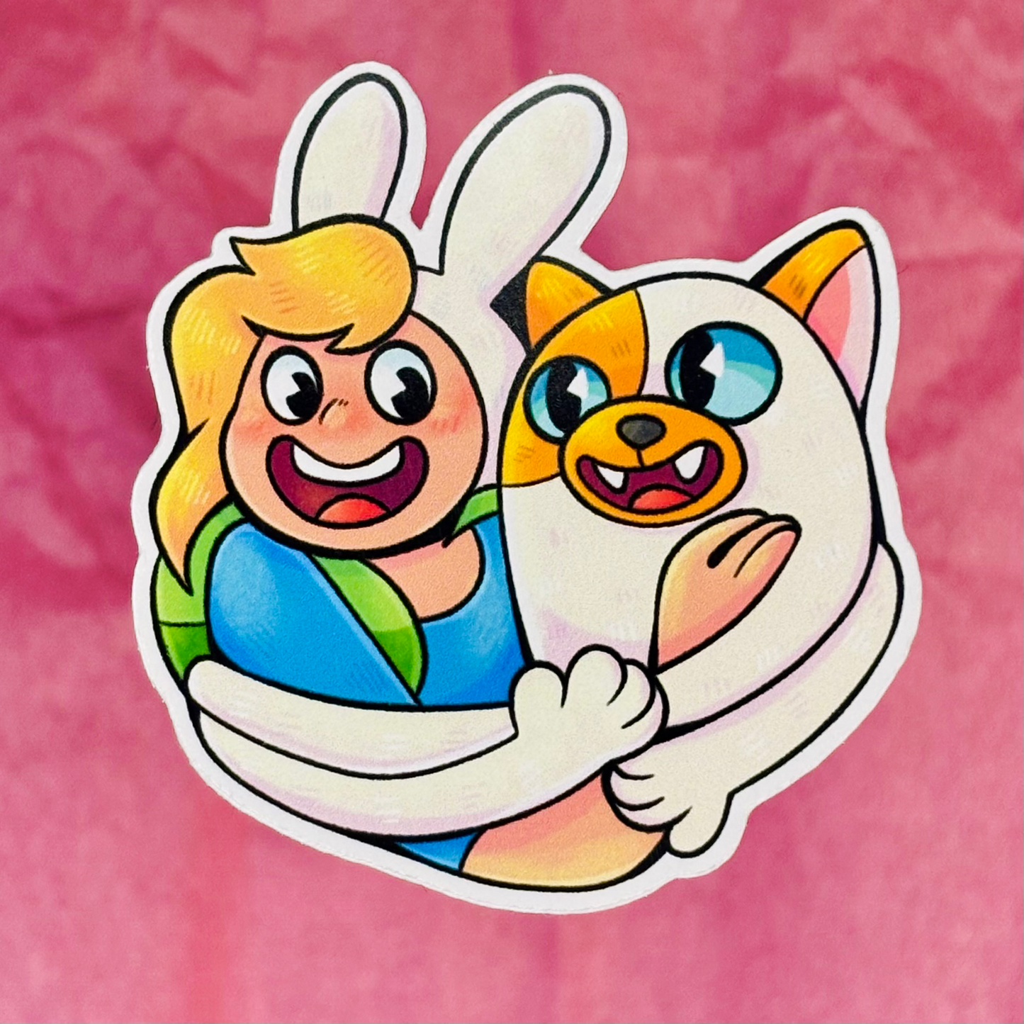 “Fiona and Cake” Adventure Time Sticker