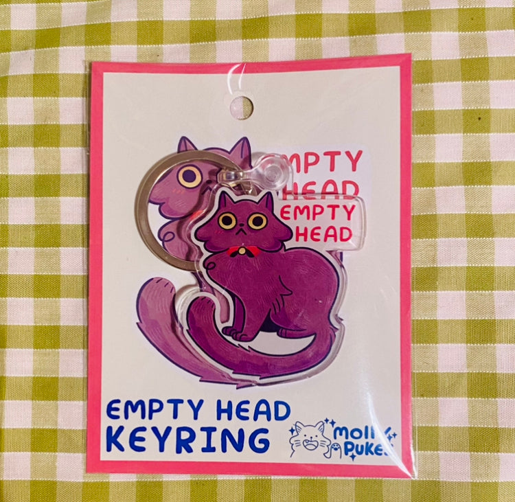 Empty Head Keyring