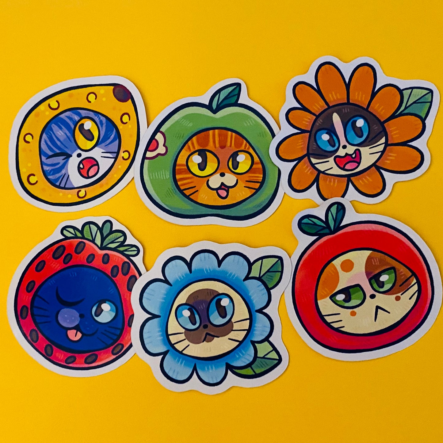 Cat Head Sticker