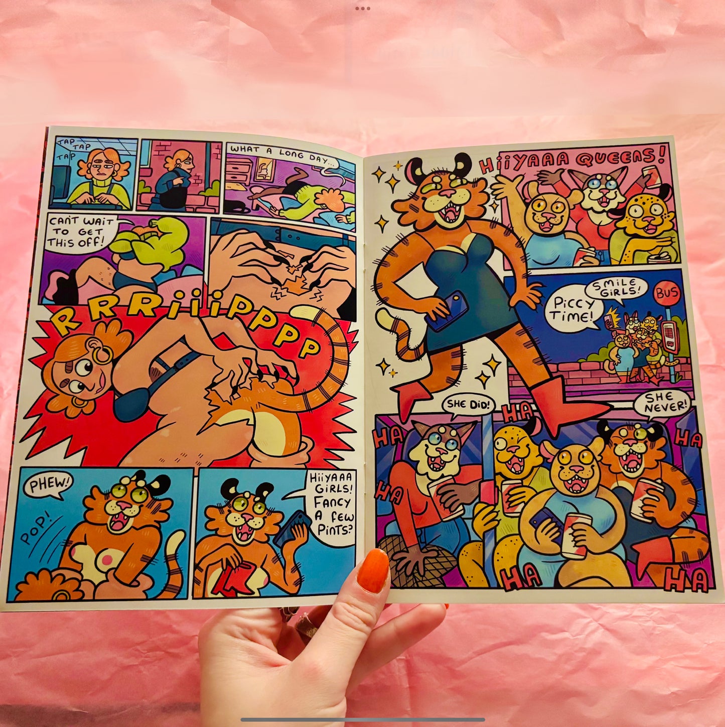 “Out On The Prowl, Friday Night” Comic Book