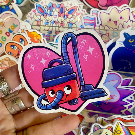Henry Hoover Heart Sticker