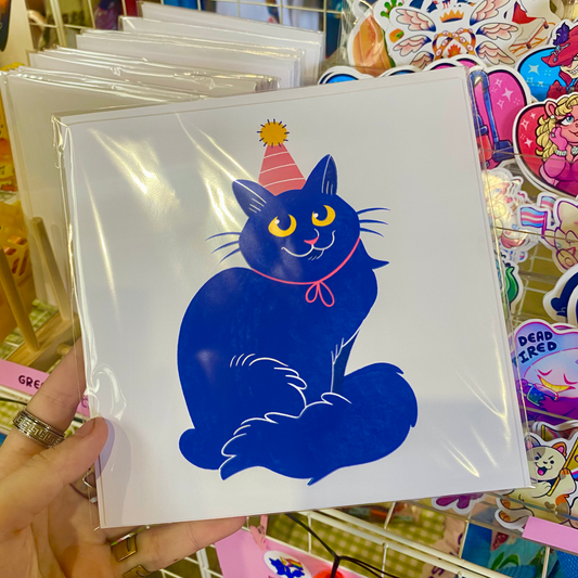 Cat Celebrations Greetings Card