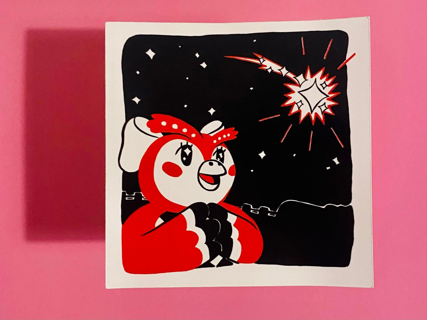 Shooting Star BIG Sticker