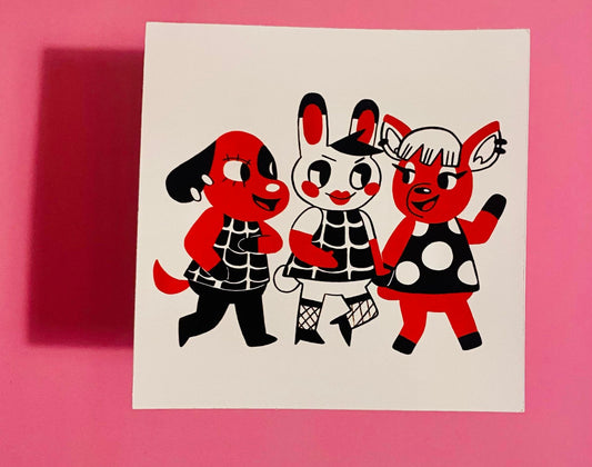 Girl Walk BIG Sticker