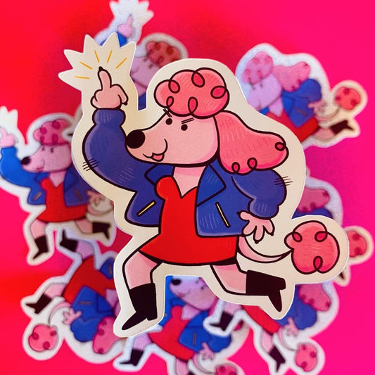 F*** OFF Poodle Sticker