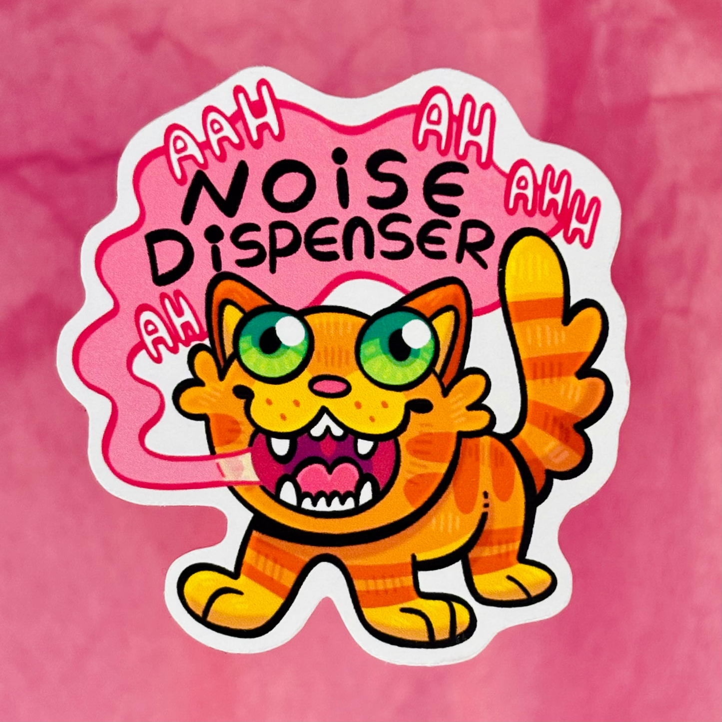 “Noise Dispenser” Sticker