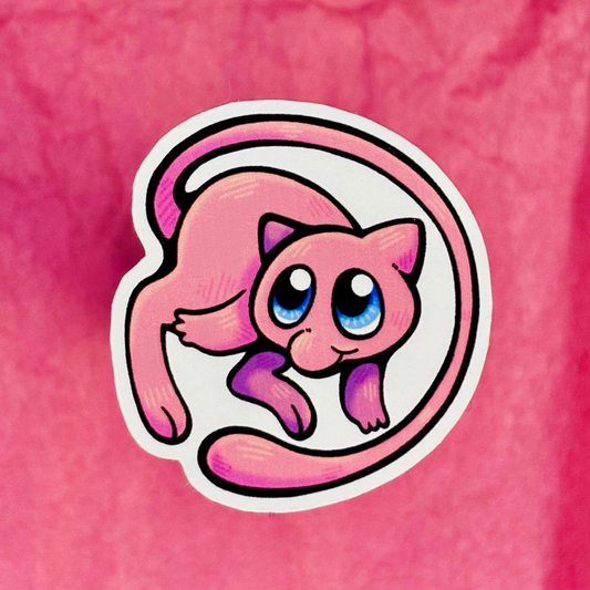 “Mew” Pokemon Sticker