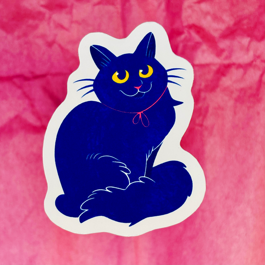 “Cat With Bow” Sticker