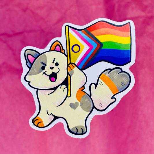 “LGBTQ+ Cat” Sticker