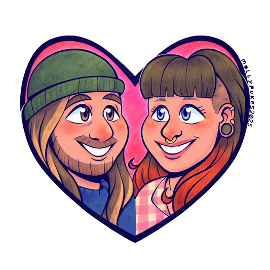 Custom Heart Portraits by MOLLYPUKES *preorder JAN 2026
