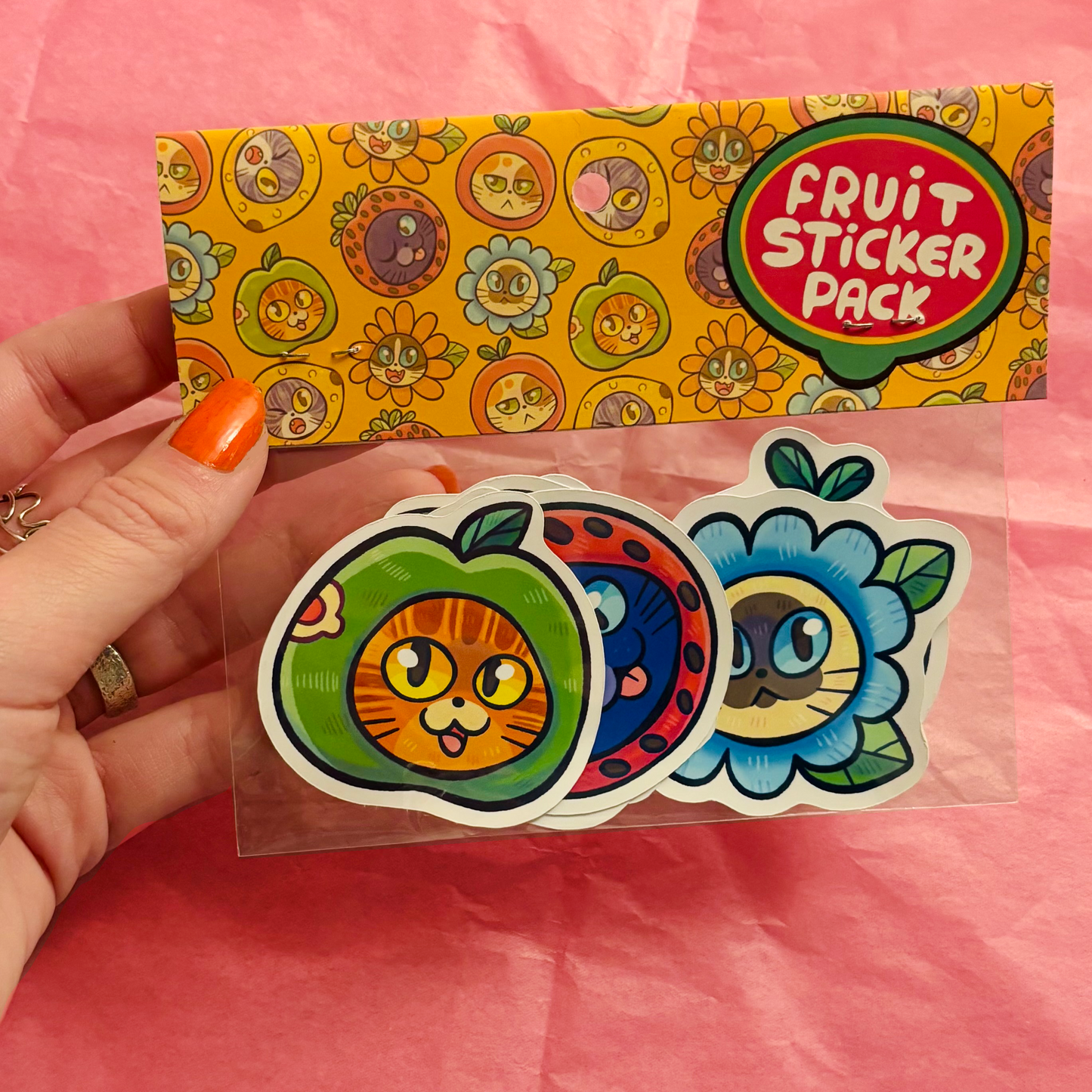 “Cat Head” Sticker Pack