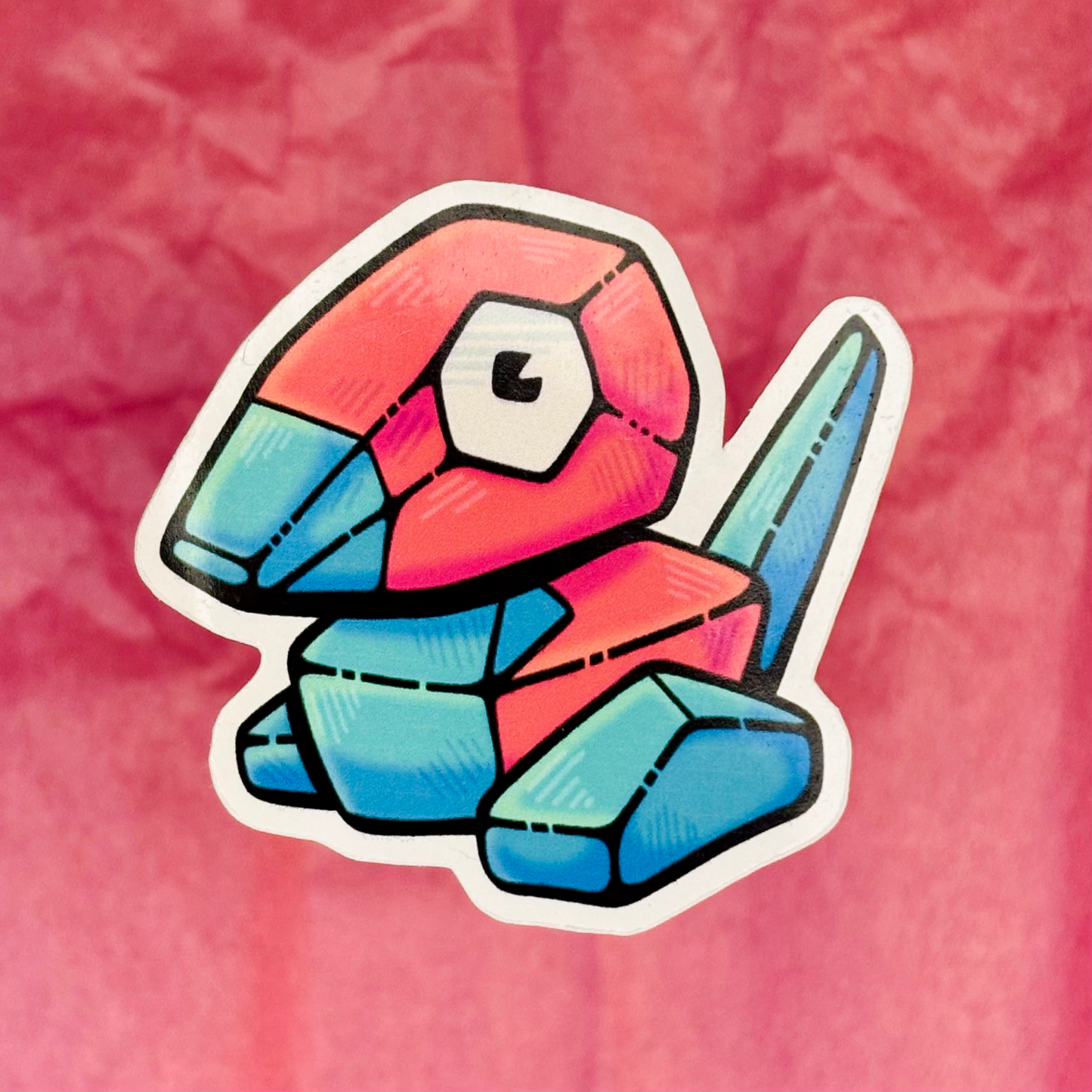 “Porygon” Pokemon Sticker