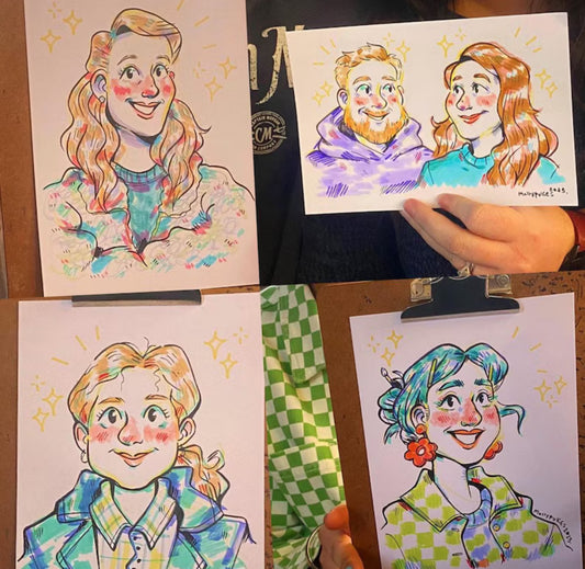Custom Ink Portraits by MOLLYPUKES *preorder Jan 2026