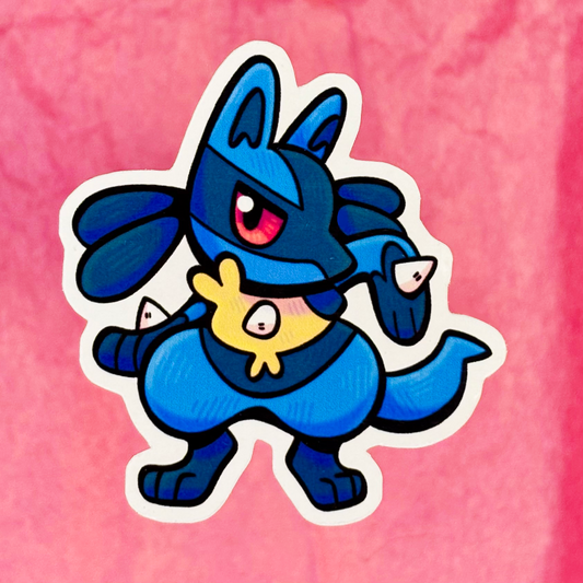 “Lucario” Pokemon Sticker