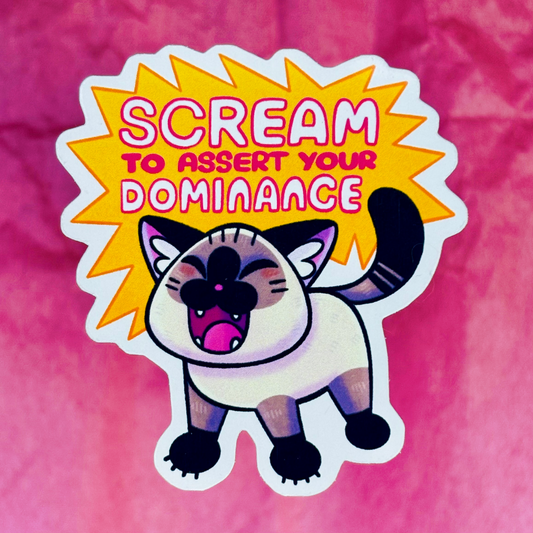 “Scream” Sticker