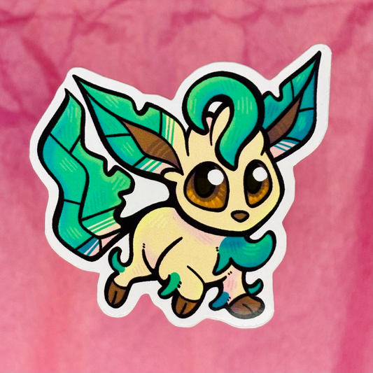 “Leafeon” Pokemon Sticker