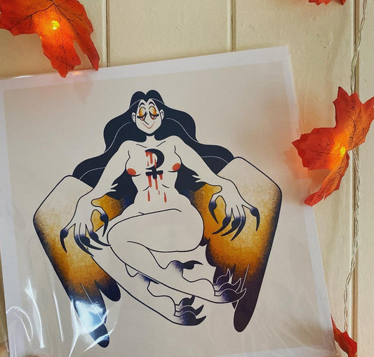 Lilith Halloween Print
