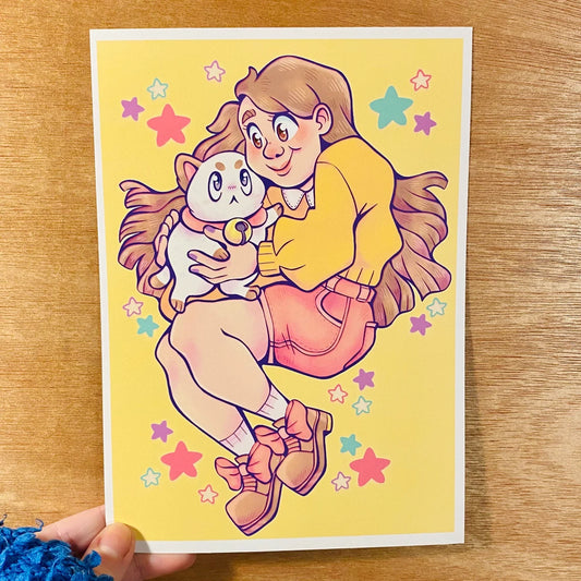 Bee And Puppycat Art Print